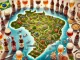 Mapa de turismo cervejeiro do Brasil destacando principais rotas e cervejarias