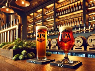 Cerveja APA e IPA (imagem gerada por IA)