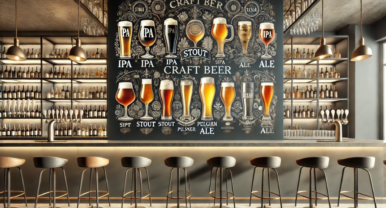 Cervejas Artesanais (imagem gerada por IA)