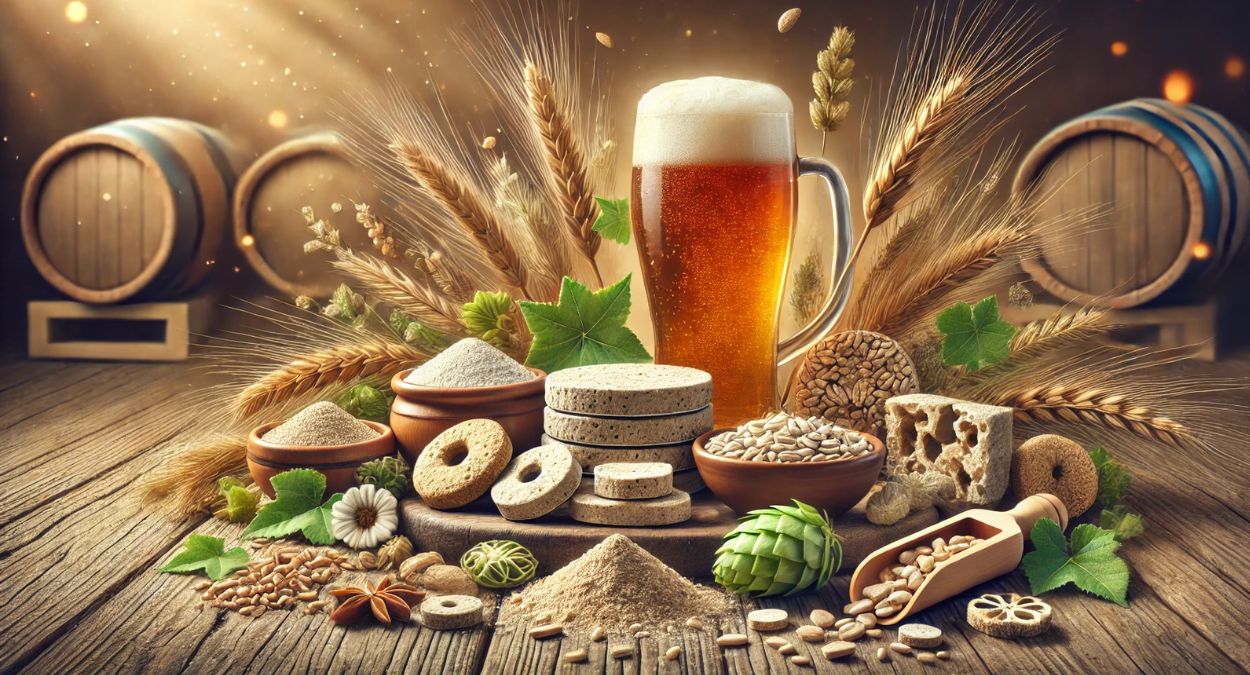 Levedo de cerveja (imagem gerada por IA)