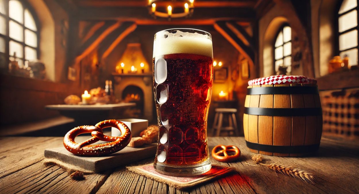 Cerveja Dunkel (imagem gerada por IA)