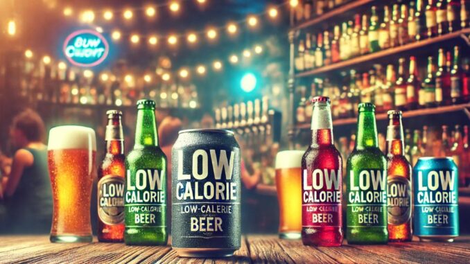Cervejas de baixa caloria (imagem gerada por IA) Cervejas de baixa caloria (imagem gerada por IA)