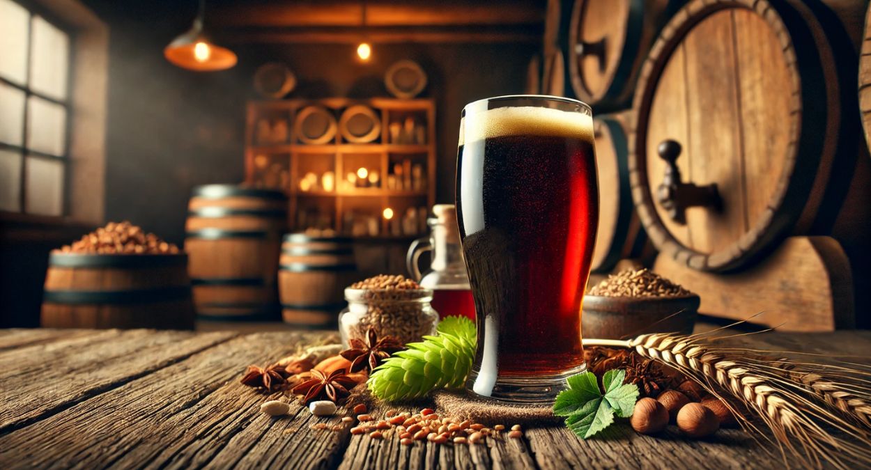 American Brown Ale (imagem gerada por IA)