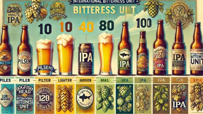 Cervejas IBU alto (Imagem: IA)