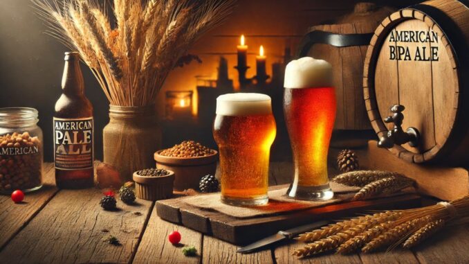 Taças e barris de cerveja (Imagem: IA)